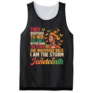 Juneteenth Women I Am The Storm Black Freedom 1865 Mesh Reversible Basketball Jersey Tank