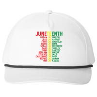 Juneteenth Women Juneteenth Shirts African American Snapback Five-Panel Rope Hat