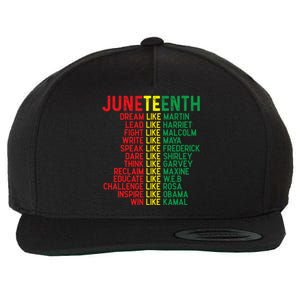 Juneteenth Women Juneteenth Shirts African American Wool Snapback Cap