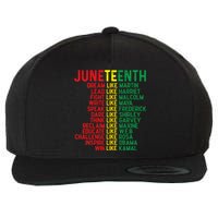 Juneteenth Women Juneteenth Shirts African American Wool Snapback Cap