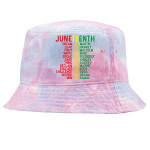 Juneteenth Women Juneteenth Shirts African American Tie-Dyed Bucket Hat