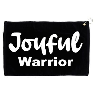 Joyful Warrior Grommeted Golf Towel