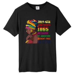 Juneteenth Women Juneteenth Shirts African American Tall Fusion ChromaSoft Performance T-Shirt