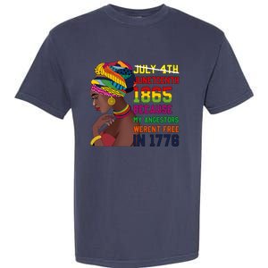 Juneteenth Women Juneteenth Shirts African American Garment-Dyed Heavyweight T-Shirt