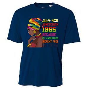 Juneteenth Women Juneteenth Shirts African American Cooling Performance Crew T-Shirt