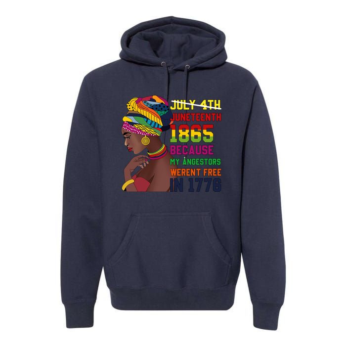 Juneteenth Women Juneteenth Shirts African American Premium Hoodie