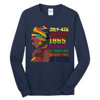 Juneteenth Women Juneteenth Shirts African American Tall Long Sleeve T-Shirt