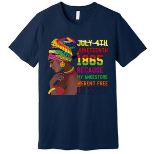 Juneteenth Women Juneteenth Shirts African American Premium T-Shirt