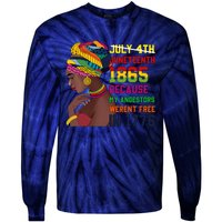 Juneteenth Women Juneteenth Shirts African American Tie-Dye Long Sleeve Shirt