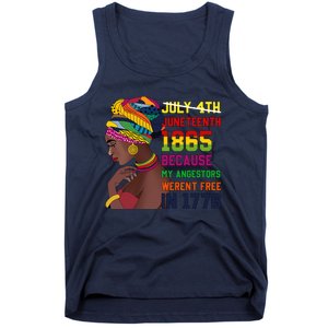 Juneteenth Women Juneteenth Shirts African American Tank Top