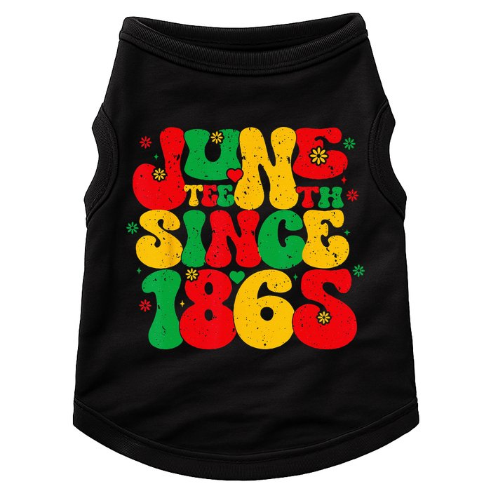 Juneteenth Wo Juneteenth African American Doggie Tank