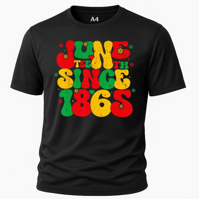 Juneteenth Wo Juneteenth African American Cooling Performance Crew T-Shirt