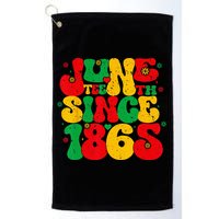 Juneteenth Wo Juneteenth African American Golf Towel