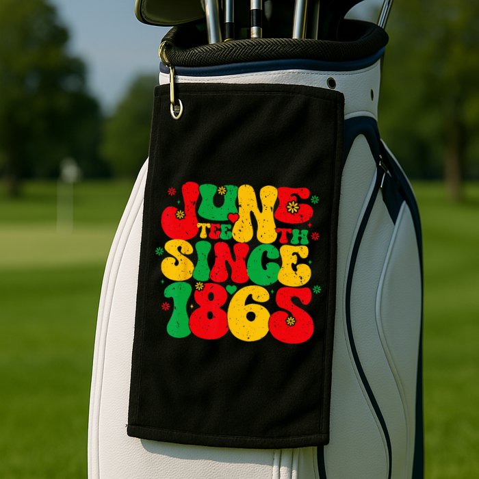 Juneteenth Wo Juneteenth African American Golf Towel