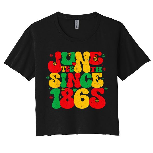 Juneteenth Wo Juneteenth African American Crop Top