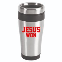 Jesus Won Front And Back 16oz Travel Tumbler