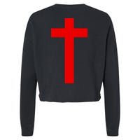 Jesus Won Front And Back Cropped Pullover Crew