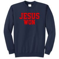 Jesus Won Front And Back Sweatshirt