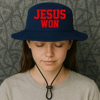 Jesus Won Front And Back Bucket Hat
