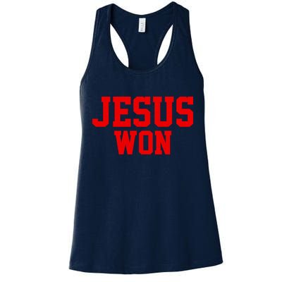 Jesus Won Front And Back Womens Tank Top