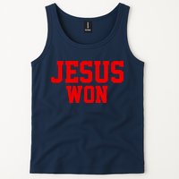 Jesus Won Front And Back Tank Top