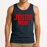 Jesus Won Front And Back Tank Top