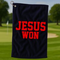Jesus Won Front And Back Golf Towel