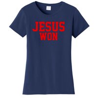 Jesus Won Front And Back Women's T-Shirt