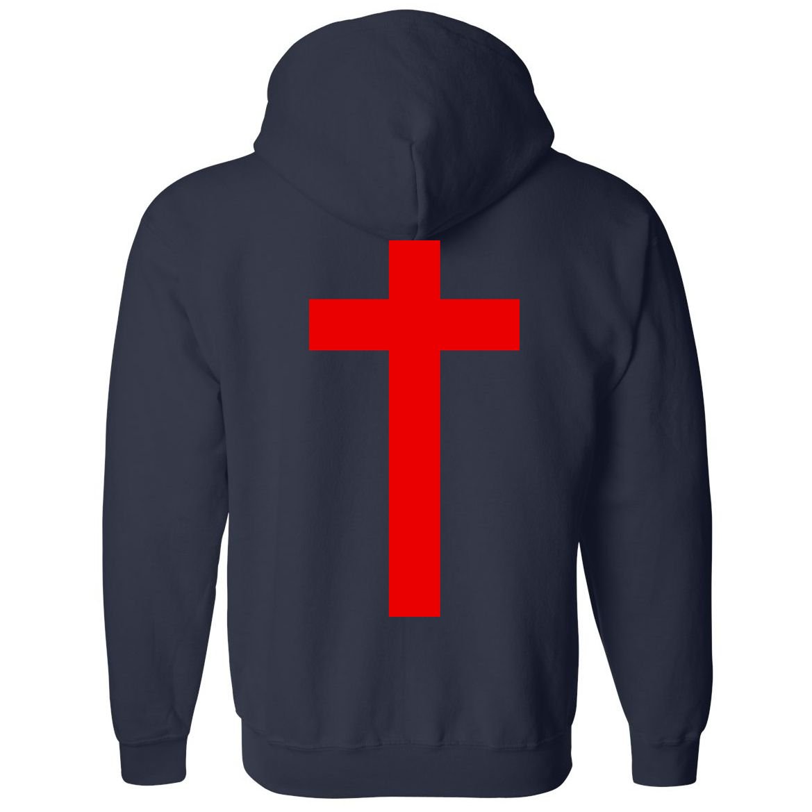 Jesus Won Front And Back Full Zip Hoodie