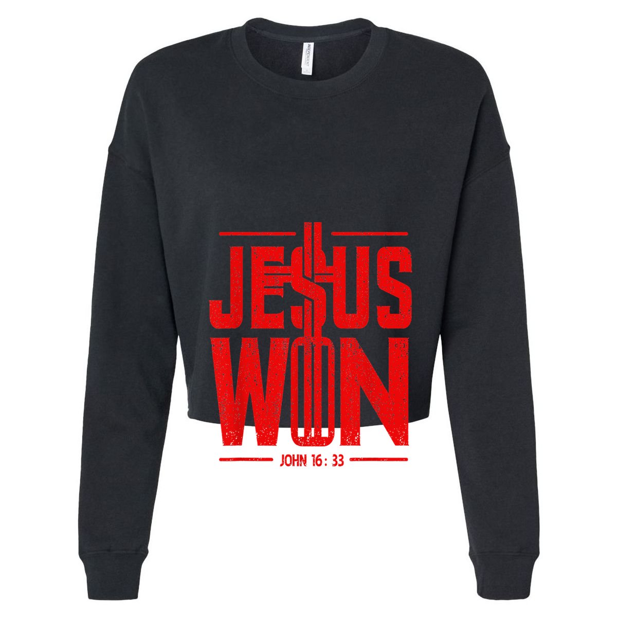 Jesus Won Just Here To Give God Glory John 16 33 Religious Vector Backpack