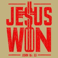Jesus Won Just Here To Give God Glory John 16 33 Religious Long Sleeve Shirt