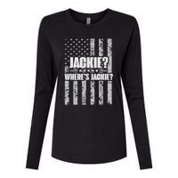 Jackie? Where's Jackie? Womens Cotton Relaxed Long Sleeve T-Shirt