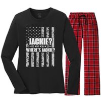 Jackie? Where's Jackie? Women's Long Sleeve Flannel Pajama Set 