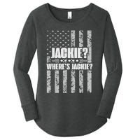 Jackie? Where's Jackie? Women's Perfect Tri Tunic Long Sleeve Shirt