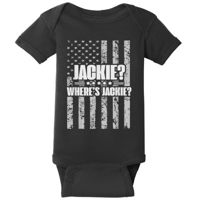 Jackie? Where's Jackie? Baby Bodysuit