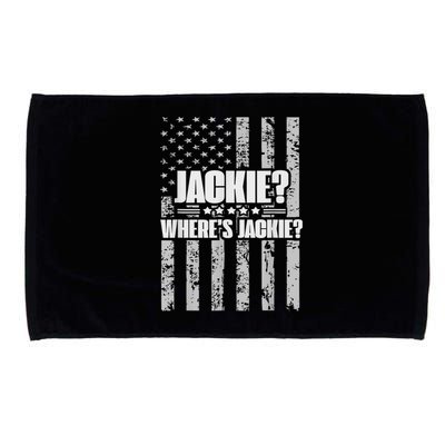 Jackie? Where's Jackie? Microfiber Hand Towel