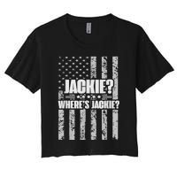 Jackie? Where's Jackie? Women's Crop Top Tee