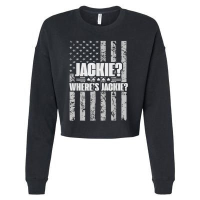 Jackie? Where's Jackie? Cropped Pullover Crew