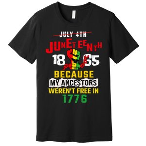 Juneteenth Women Juneteenth Shirts African American Premium T-Shirt