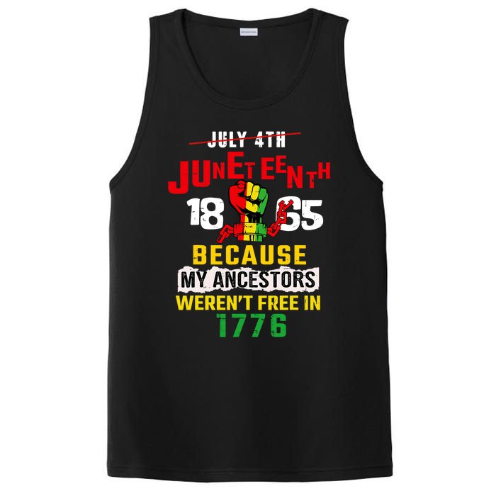 Juneteenth Women Juneteenth Shirts African American PosiCharge Competitor Tank