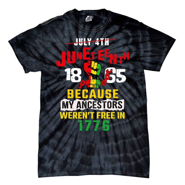 Juneteenth Women Juneteenth Shirts African American Tie-Dye T-Shirt