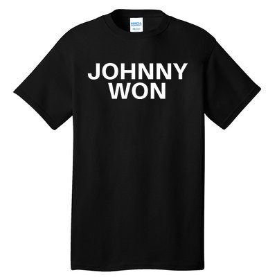 Johnny Won Justice For Johnny Depp Tall T-Shirt