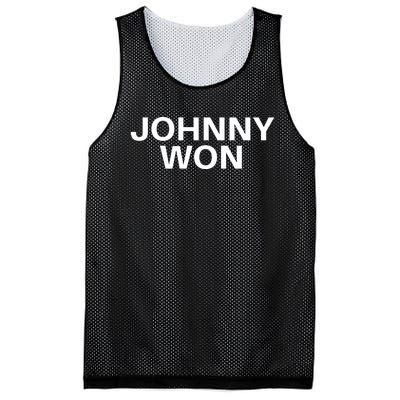 Johnny Won Justice For Johnny Depp Mesh Reversible Basketball Jersey Tank