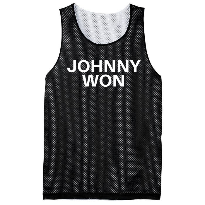 Johnny Won Justice For Johnny Depp Mesh Reversible Basketball Jersey Tank