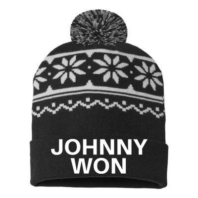 Johnny Won Justice For Johnny Depp USA-Made Snowflake Beanie