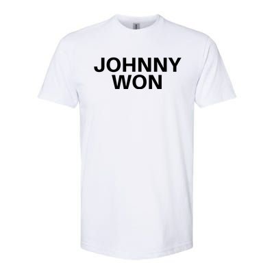 Johnny Won Justice For Johnny Depp Softstyle® CVC T-Shirt