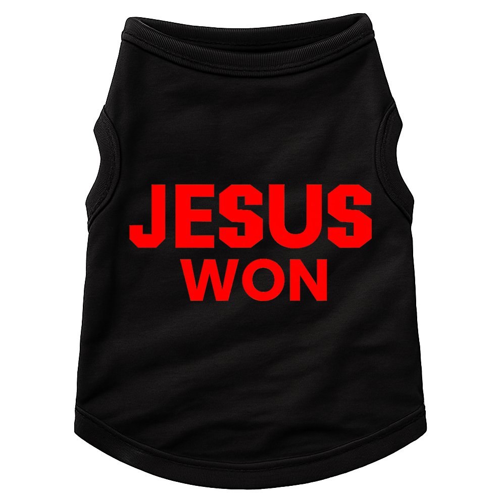 Jesus Won Doggie Tank