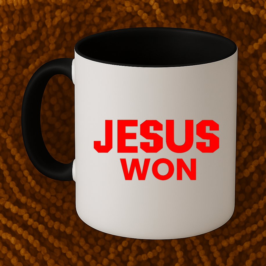 Jesus Won Mug