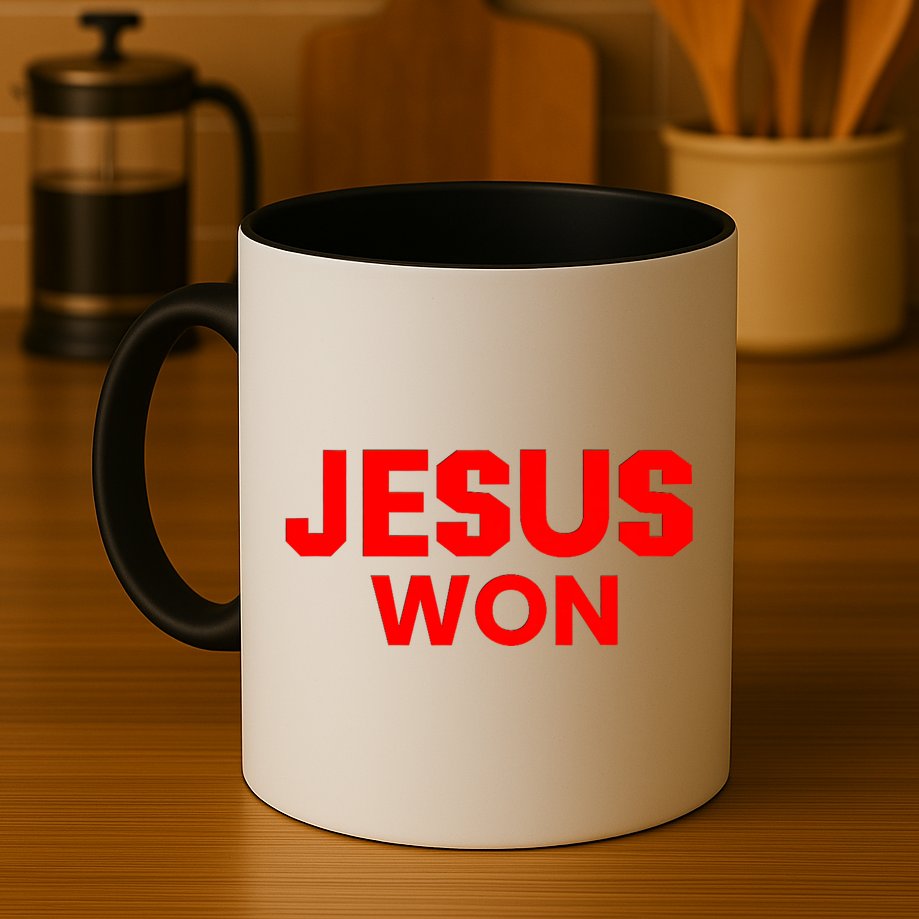 Jesus Won Mug