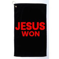 Jesus Won Golf Towel